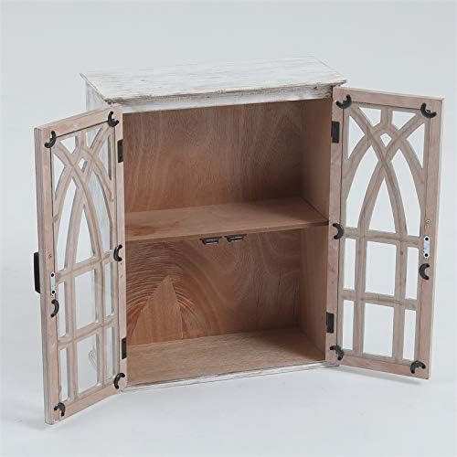 Double Door Wood Mounted Wall Cabinet A1124