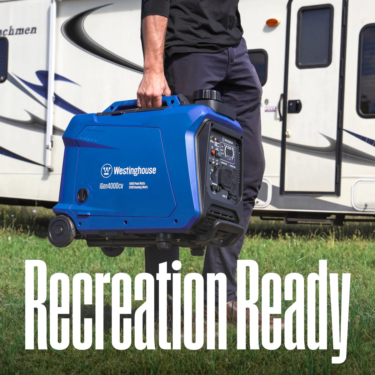 4000 Peak Watt Gas Portable Inverter Generator W7223