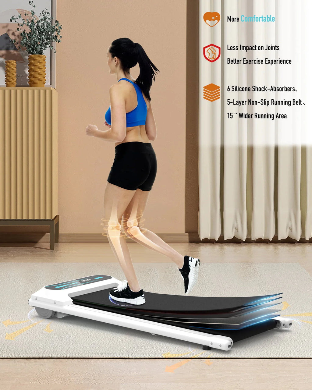 Portable Mini Treadmill with Remote Control V779981