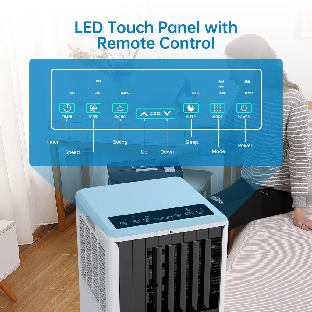 8000 BTU Portable Air Conditioner with Remote Control Z291