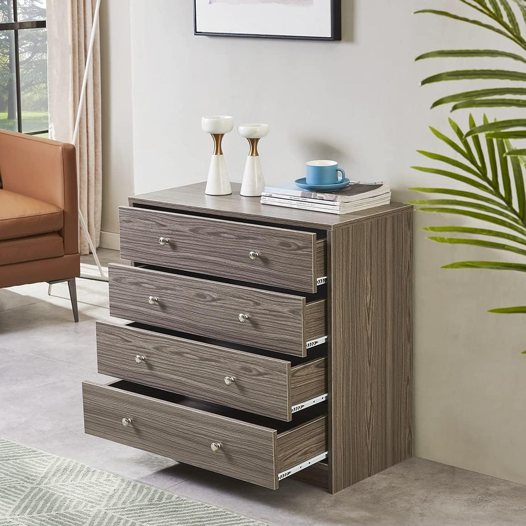 Black 5 Drawer Wood Dresser I487803