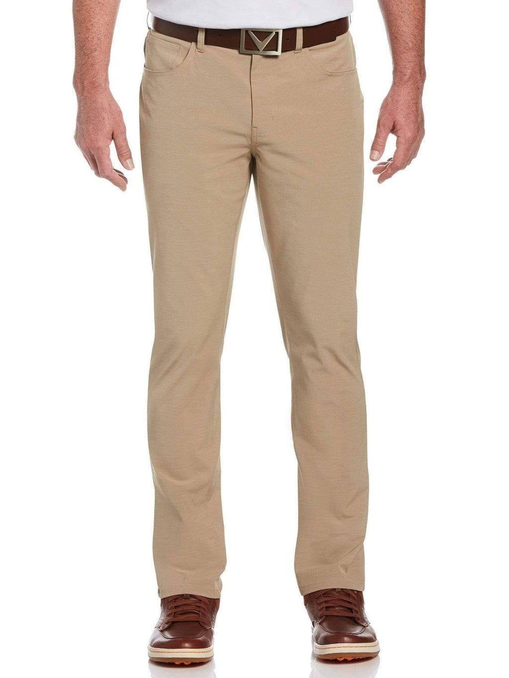 Khaki Heather Beige 5-Pocket Pant R739
