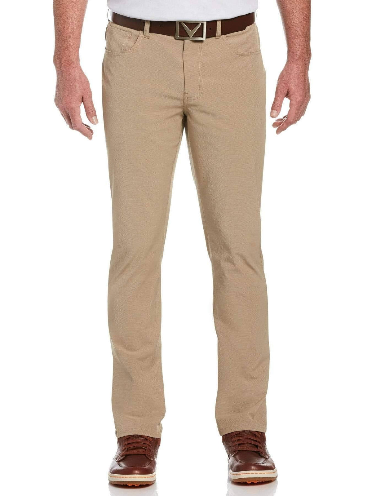 Khaki Heather Beige 5-Pocket Pant R739