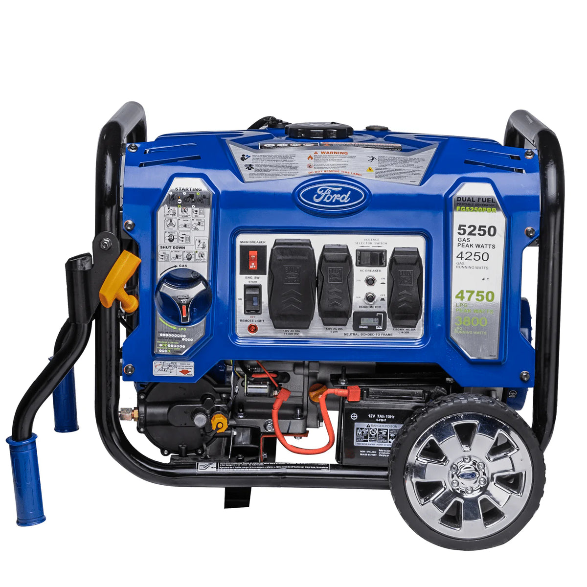 5,250-Watt Dual Fuel Portable Generator U5228