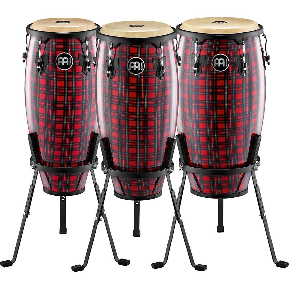Wood Conga with Basket Stand 10 in. Y2768