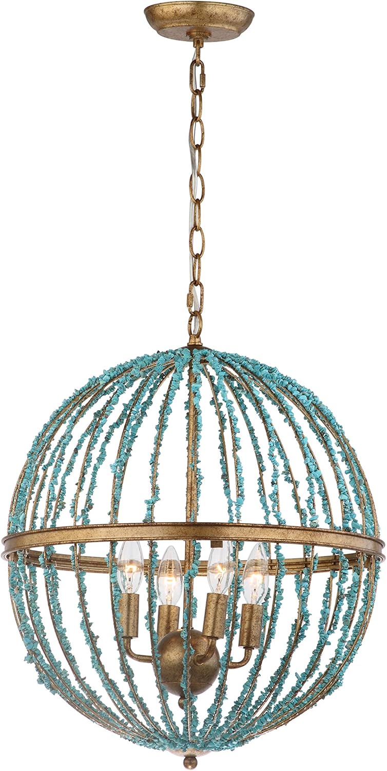 Blue Cage Chandelier Z81787