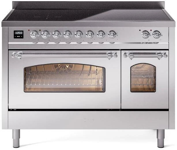 48 Induction Range with Electric Oven in Stainless Steel X4038