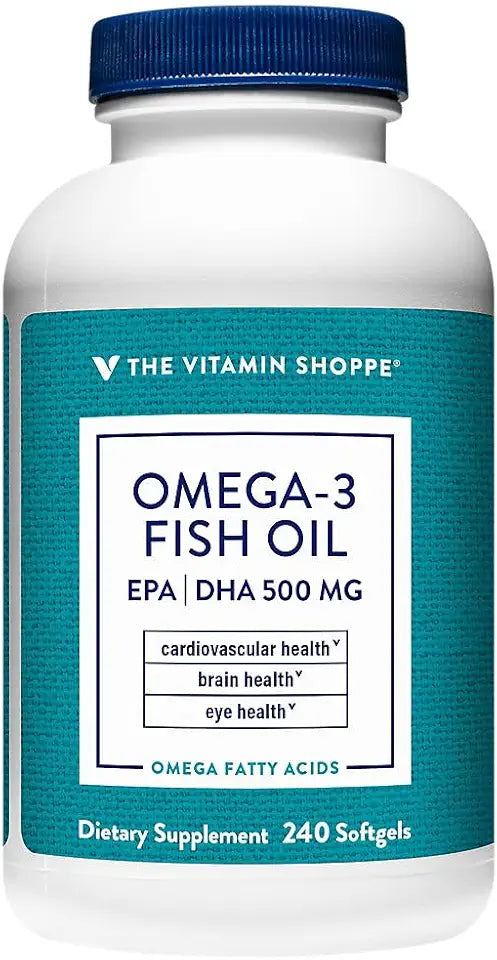 Omega 3 Fish Oil 1000mg 240 Softgels W395564