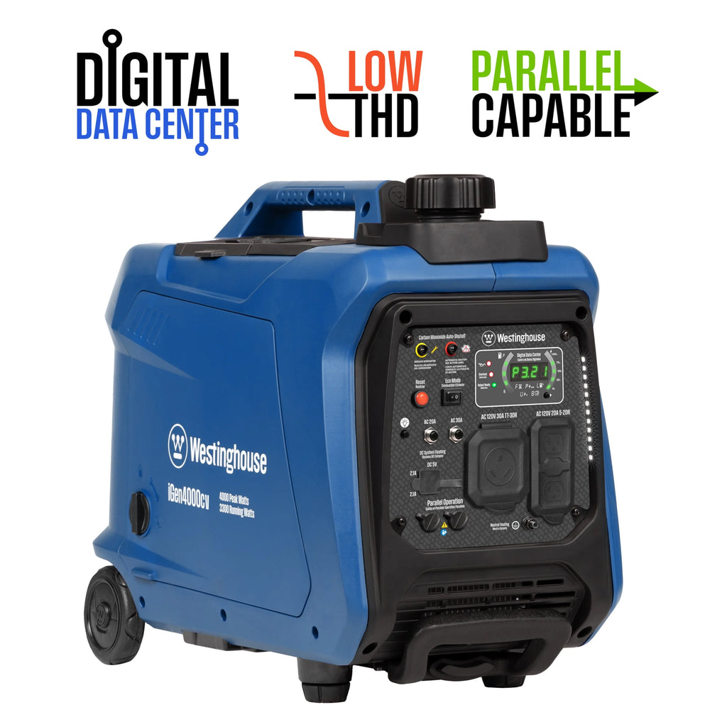 4000 Peak Watt Gas Portable Inverter Generator W7223