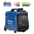 4000 Peak Watt Gas Portable Inverter Generator W7223