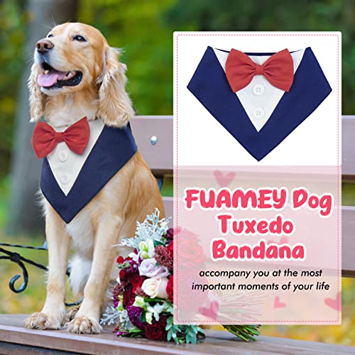 Dog Tuxedo Christmas Pet Bow Tie Bandana XS B2137