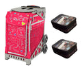 Pink Sport Bag with 2 Small Utility Pouch Z43619
