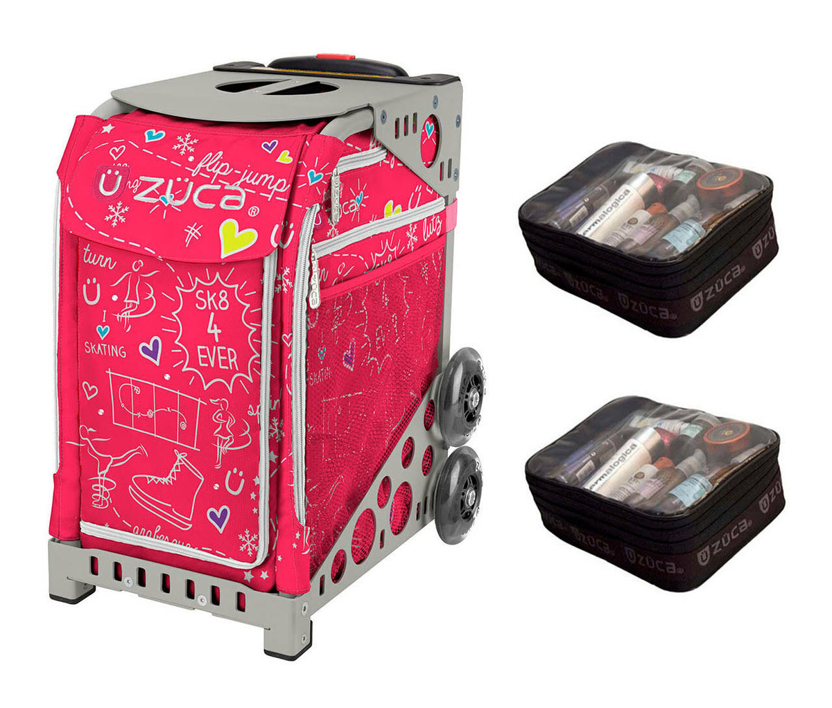 Pink Sport Bag with 2 Small Utility Pouch Z43619