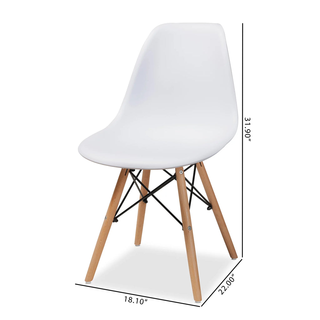 White Dining Chair Set of 4 Y367