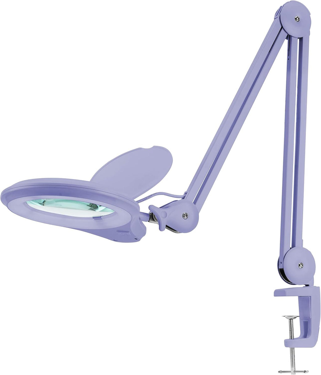1,200 Lumens Super LED Magnifying Lamp with Clamp, 5 Diopter, Dimmable, Black W25012