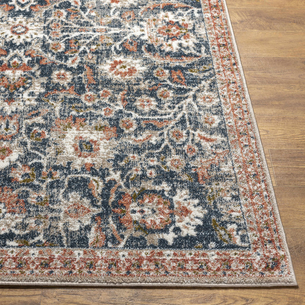 White Multi Gray Area Rug B882
