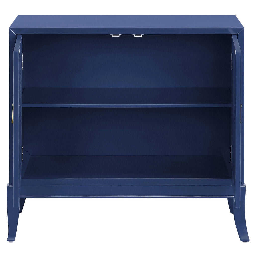 Blue Console Table with Door T685137