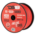 16 Gauge 500' Feet Red Primary Remote Wire 12V Auto Wiring Cable AWG Ultra Flex Spool O1889
