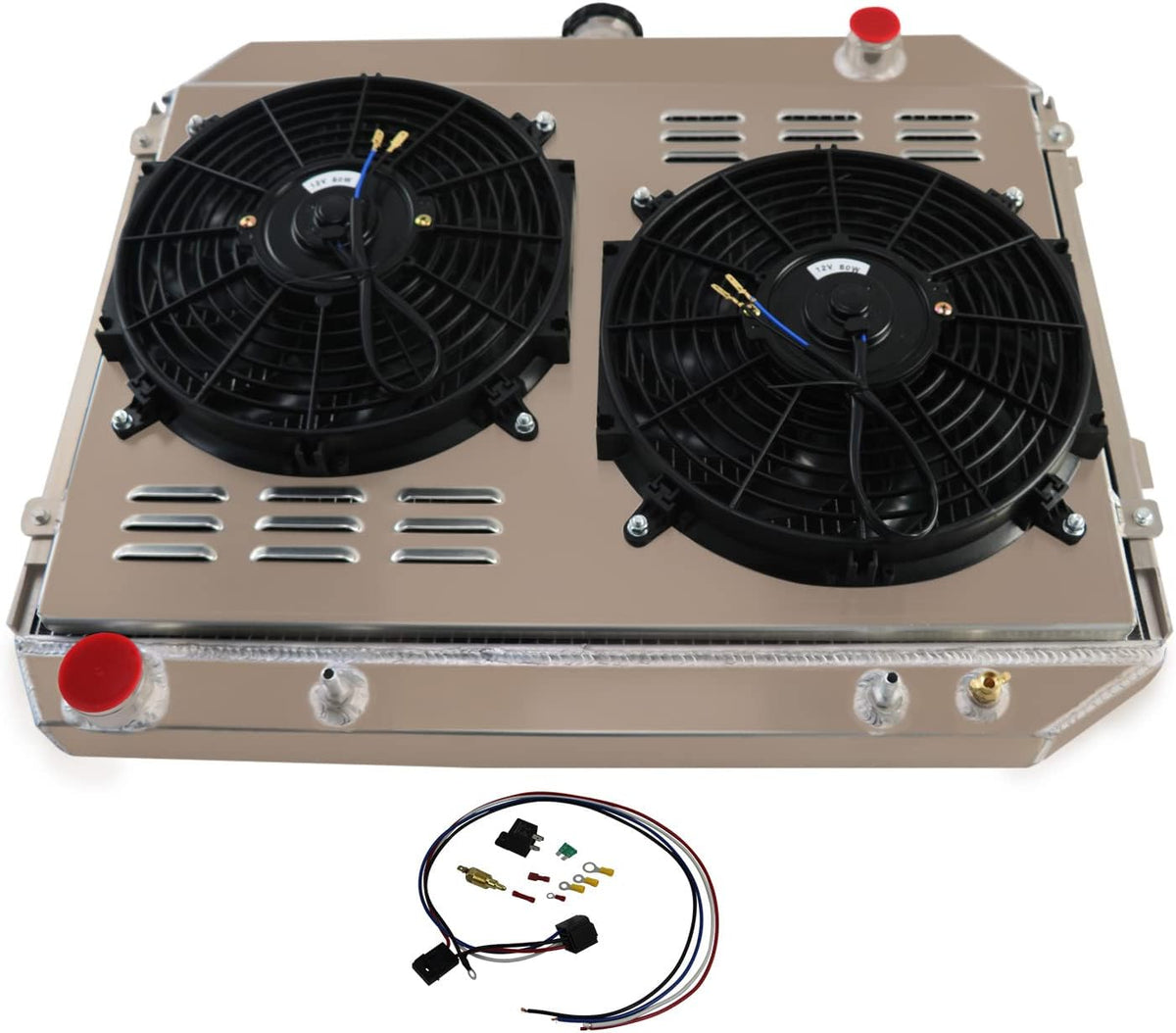 3 Row Core Radiator with 2 X 12 Fan B345153