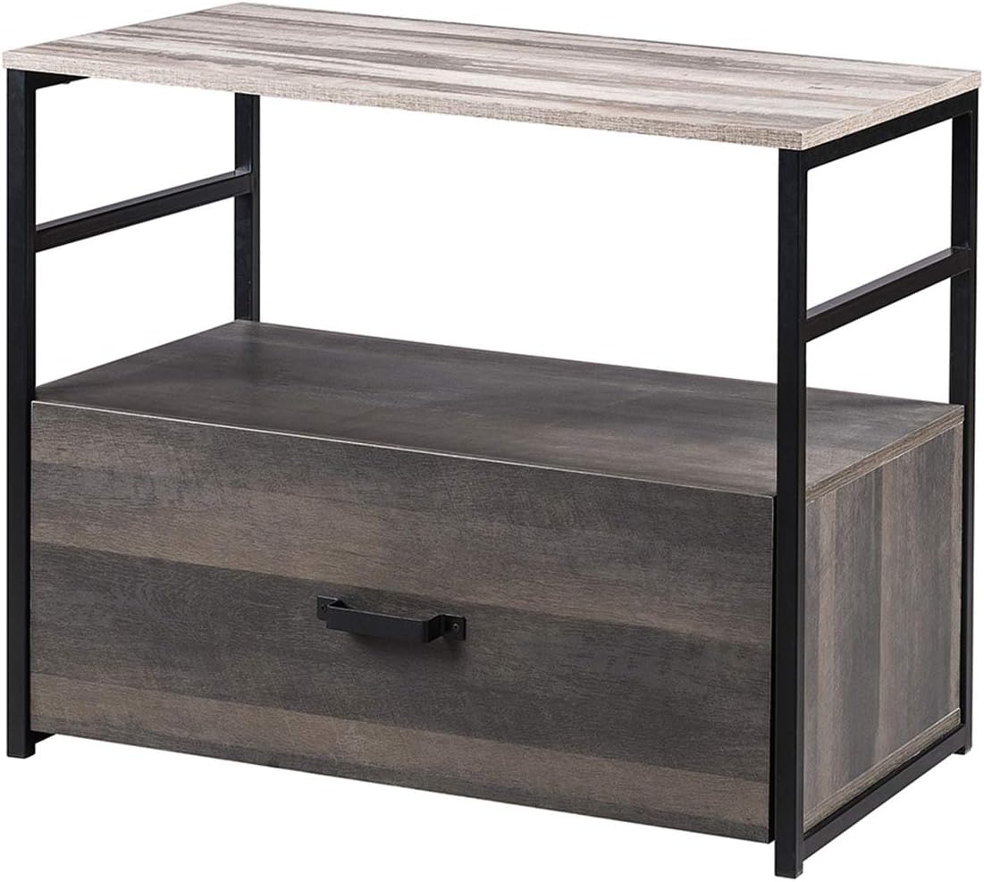 Lateral File Cabinet with Shelf and Drawer W8841