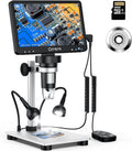 7 LCD Digital Microscope 10-1200X Magnification 1080P Video Camera N233