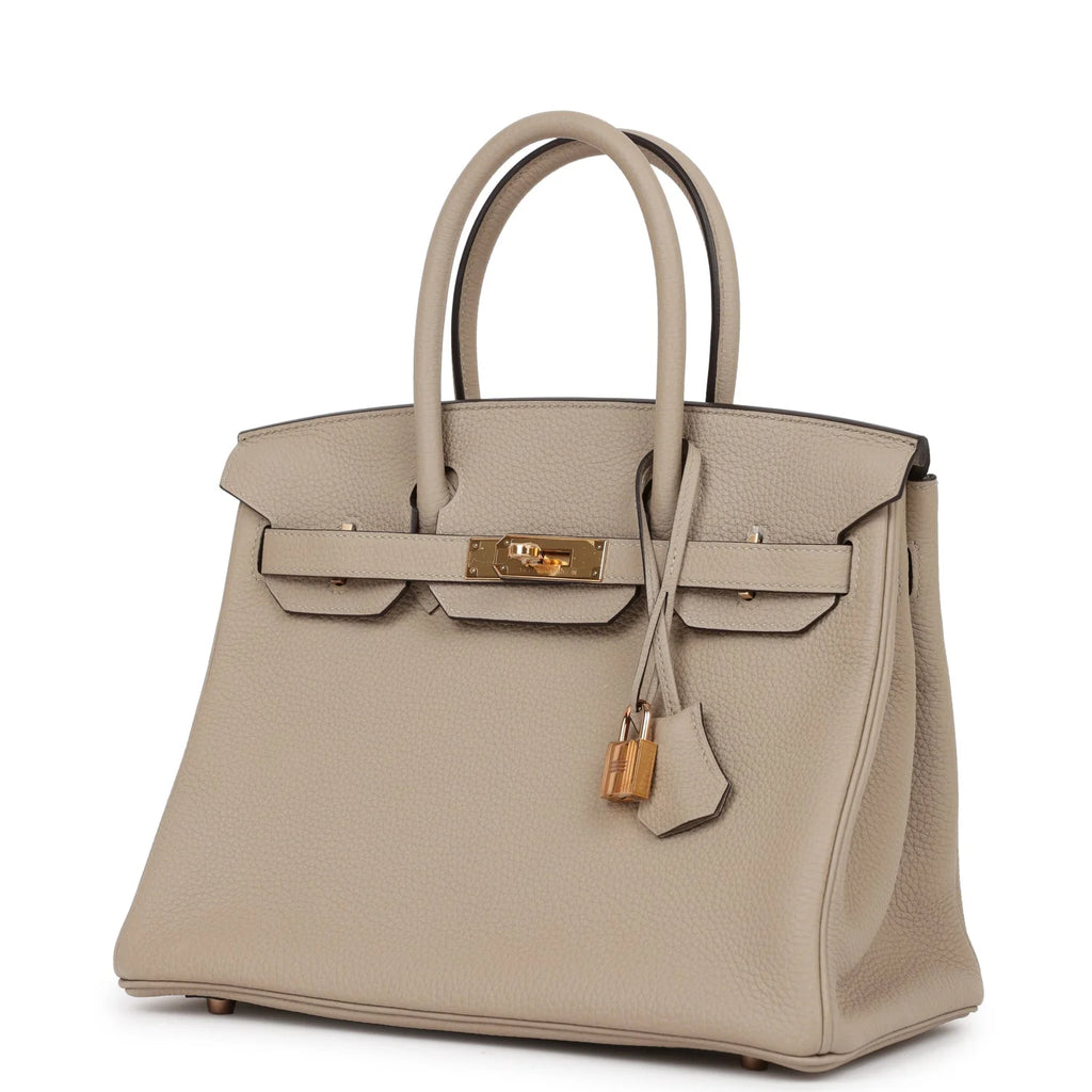 Birkin 30 Gris Tourterelle Togo Rose Gold Hardware Z20504