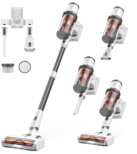 Cordless Vacuum Cleaner, 550W 45Kpa, 60Mins Runtime, 1.6L Dust Cup M749