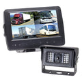 Backup Camera System with Waterproof Quad View Monitor and Heated Camera G386
