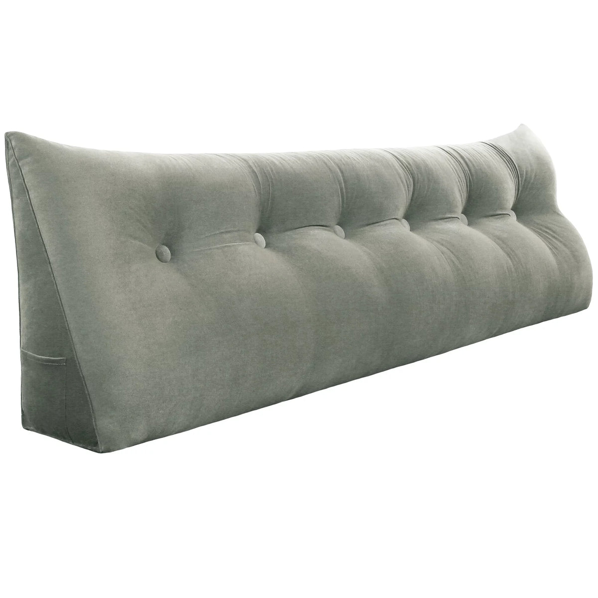 Large Velvet Wedge Pillow S791