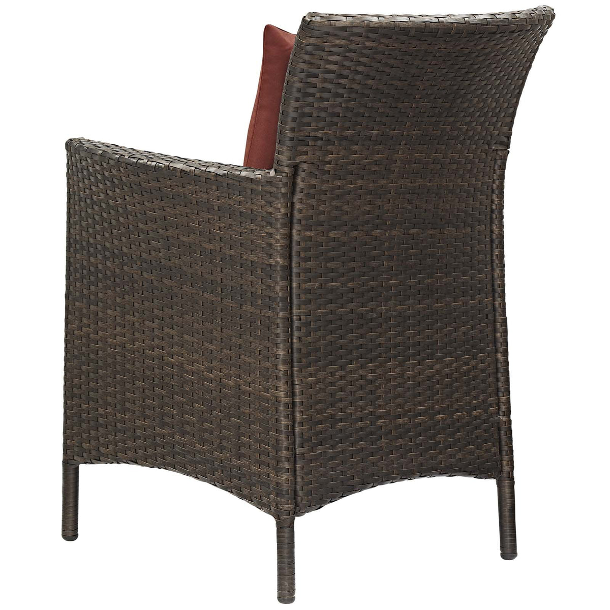 Set of 2 Brown Rattan Wicker Dining Chairs Y14903