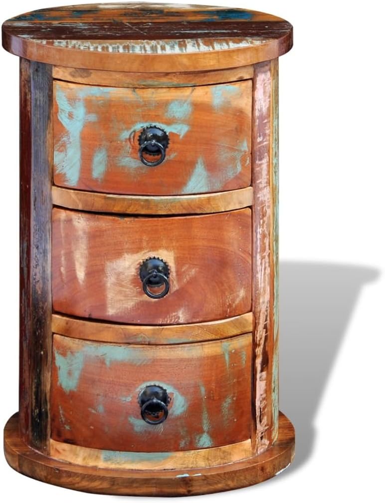 Reclaimed 3 Drawer Solid Wood Cabinet M96375