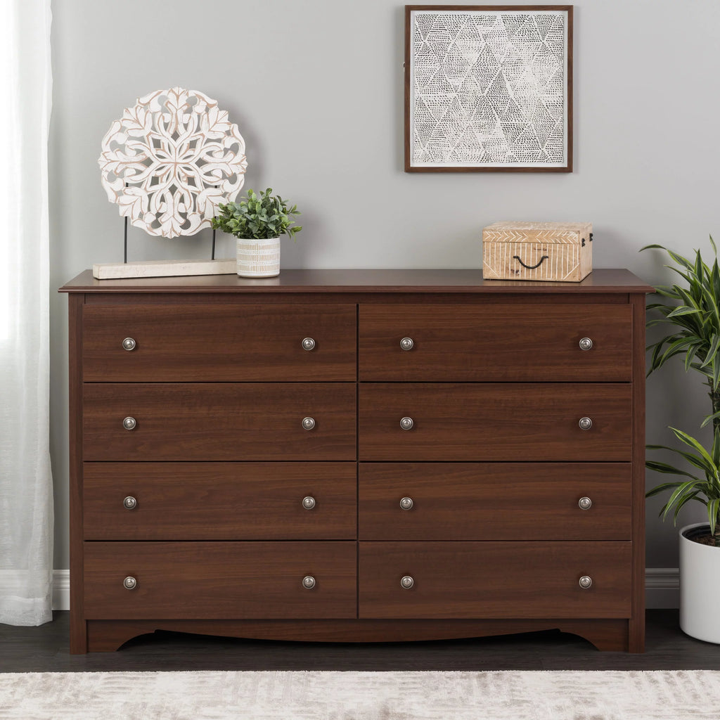 Black 8 Drawer Dresser P308514