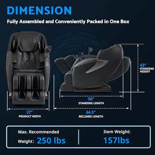 Zero Gravity Full Body Shiatsu Massage Chair T95278