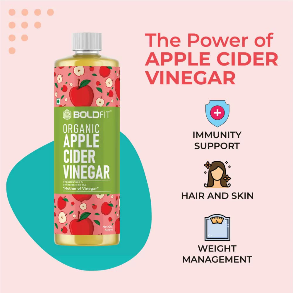Organic Apple Cider Vinegar With Mother 500Ml D7899