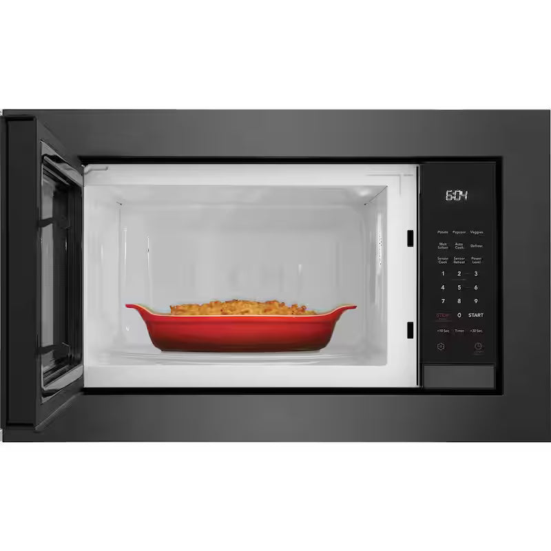 27 in. Black Stainless Steel Trim Kit for Built In Microwaves F840328
