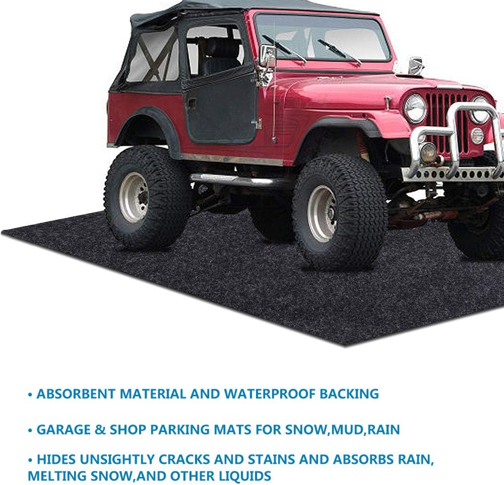 Parking Garage and Shop Floor Mats 9.55feet x 18feet T368