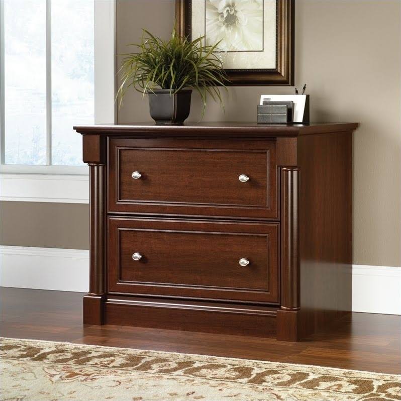 2 Piece Office Set with Computer Desk and File Cabinet L80390