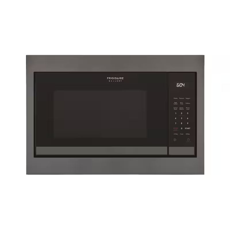 27 in. Black Stainless Steel Trim Kit for Built In Microwaves F840328