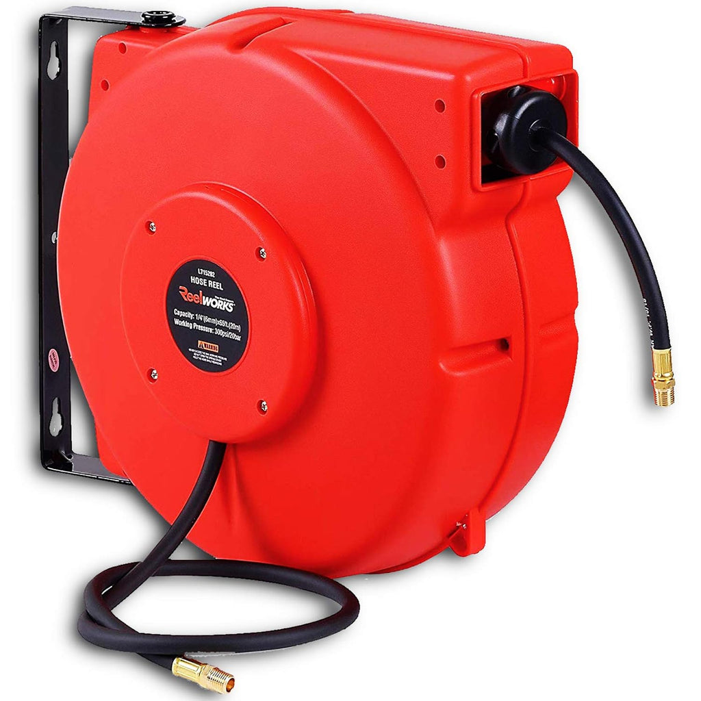 1/4 Inch x 65' Retractable Air Hose Reel G7341