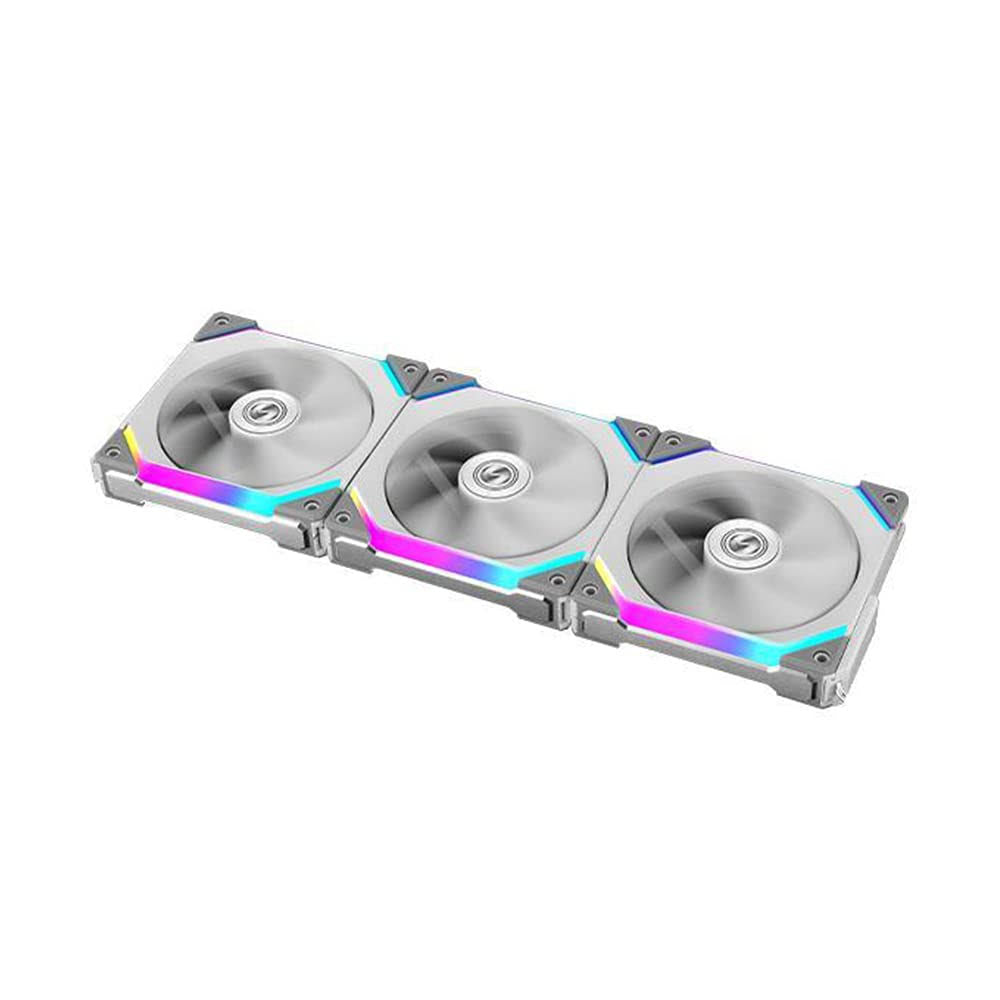 White 120 mm Case Fan Pack of 3 J876552