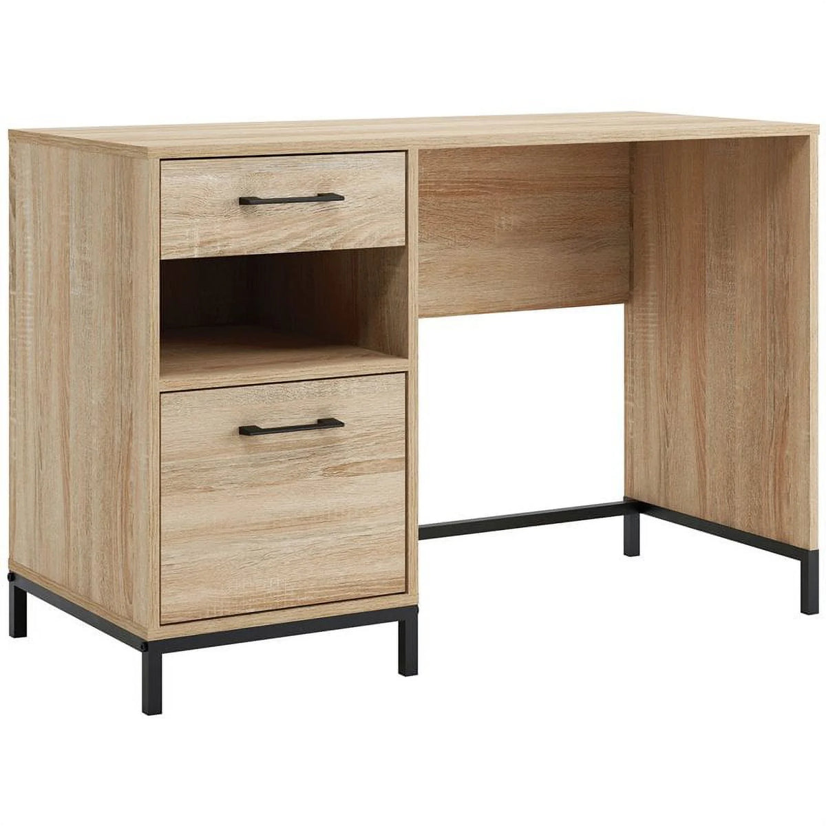 Engineered Wood Desk in Charter Oak Finish E3798