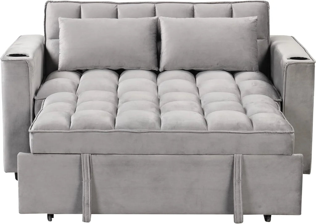 Convertible Sofa Couch with Pull Out Bed D3367