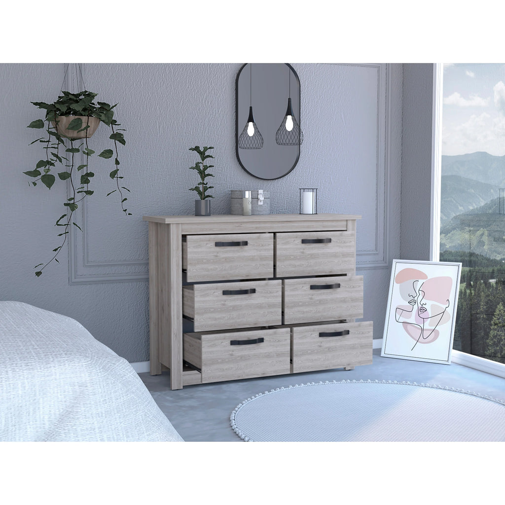 Light Gray 6-Drawer Dresser Z32168