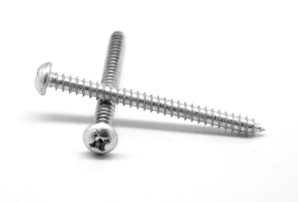 1/4 Sheet Metal Screw Phillips Round Head Zinc Plated Y578