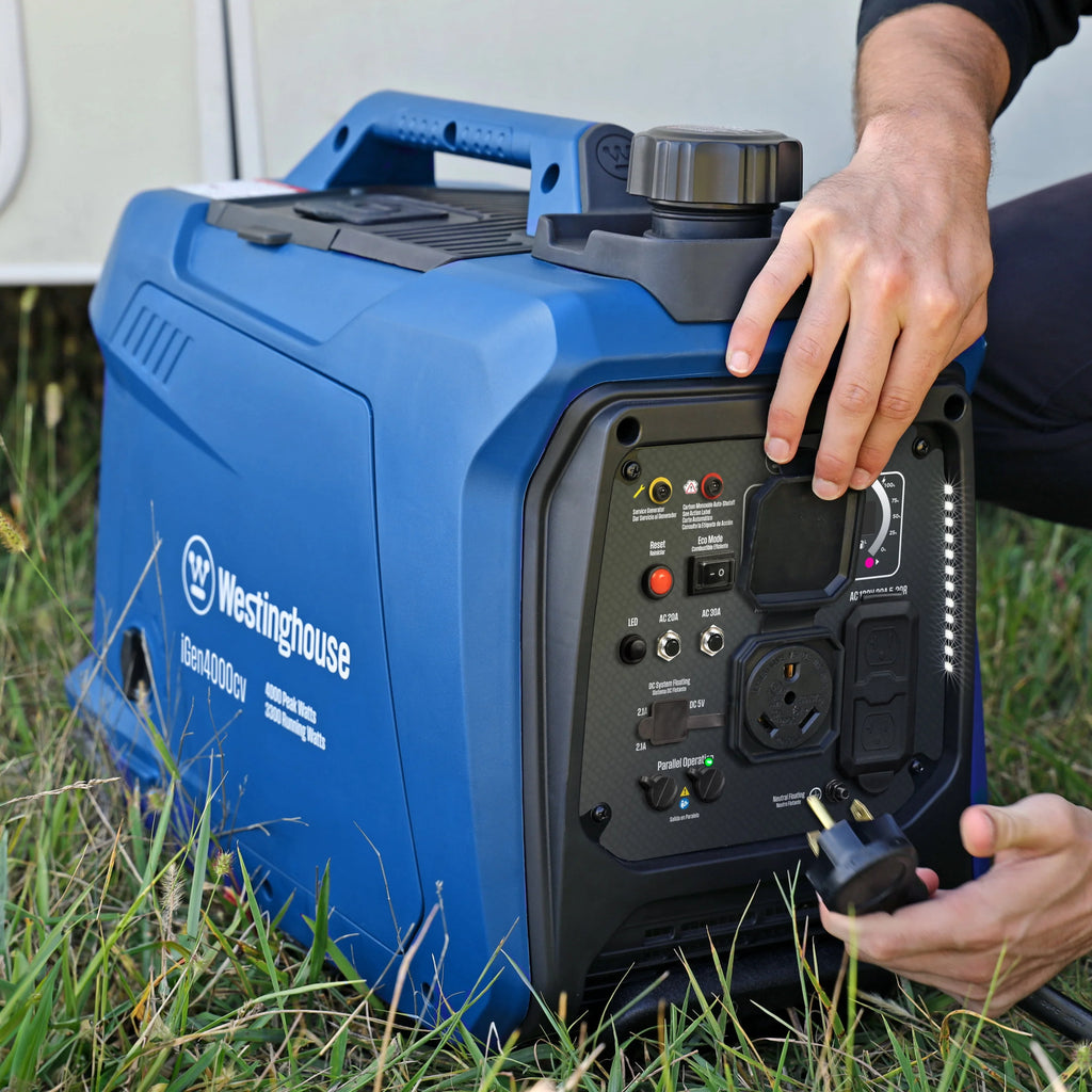 4000 Peak Watt Gas Portable Inverter Generator W7223