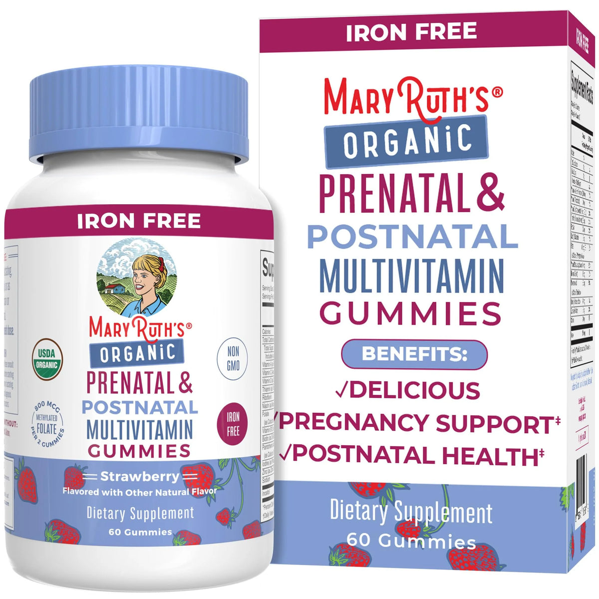 USDA Organic Prenatal Gummies 30 Servings O8537