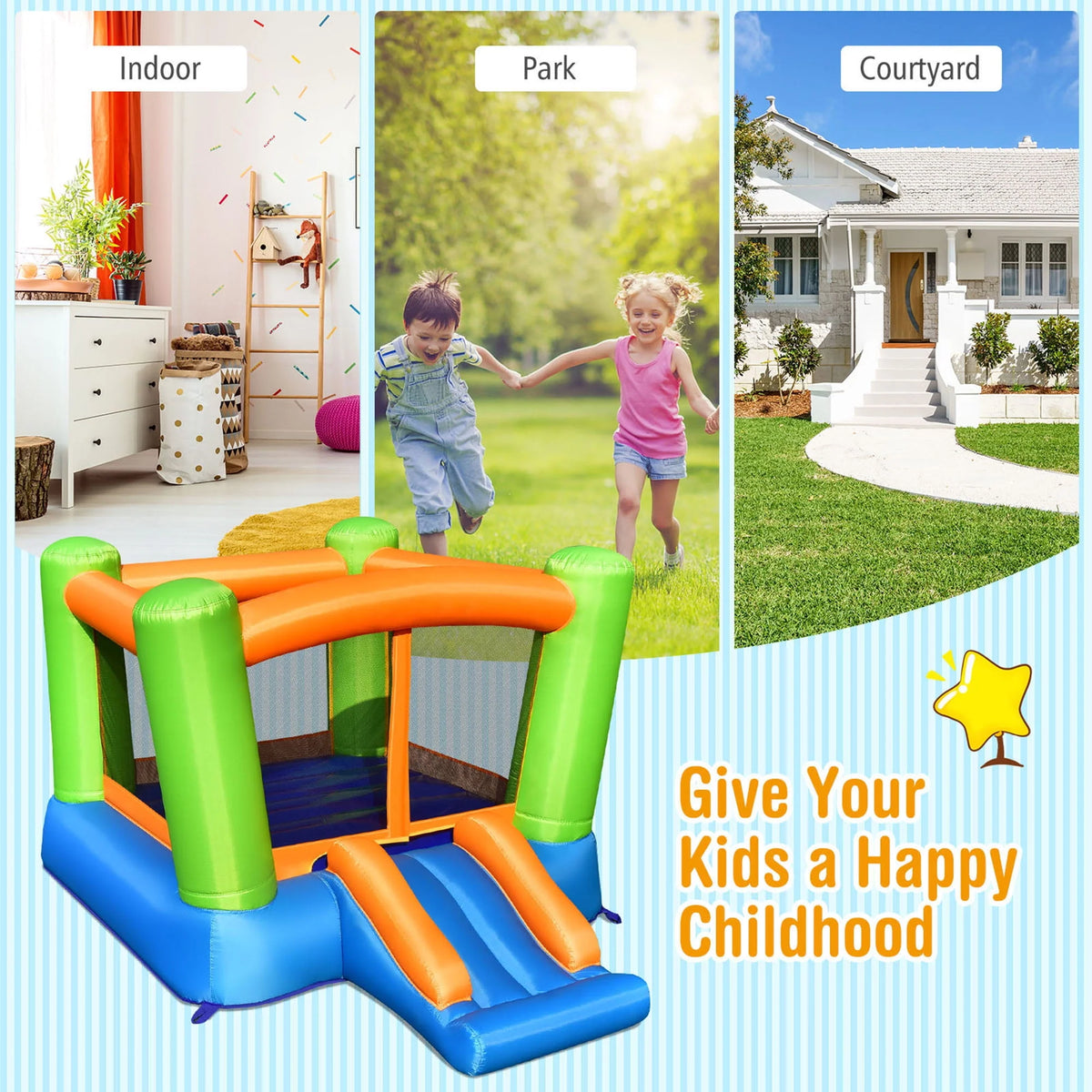 Inflatable Bounce House O142