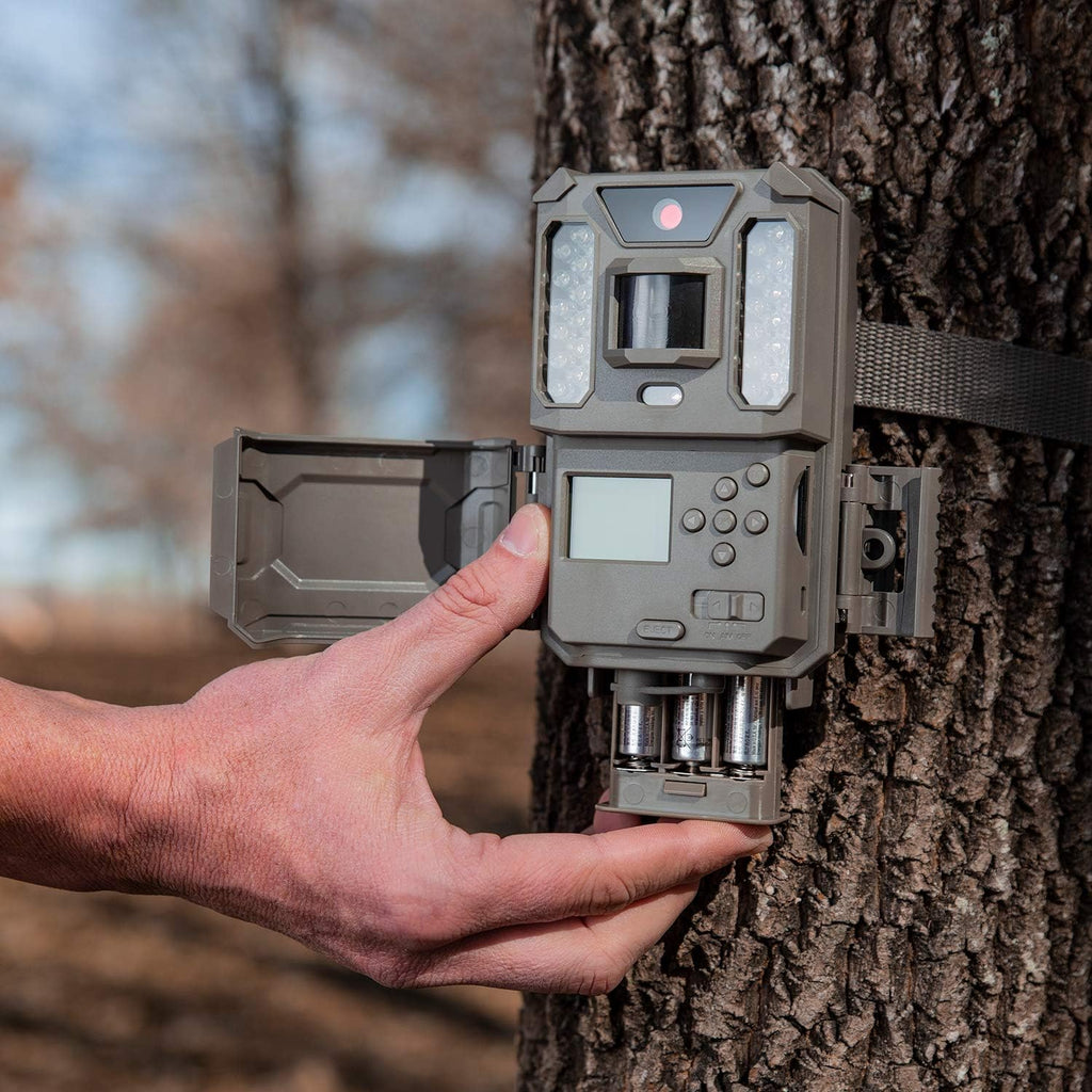 24MP Brown Low Glow Trail Camera with 6 AA Batteries W27526