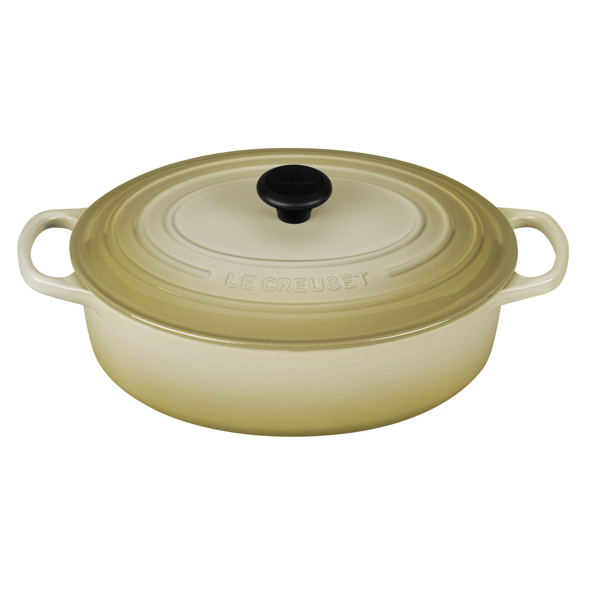 Enameled Cast Iron 3.5 Quart Oval Wide French Oven T161442