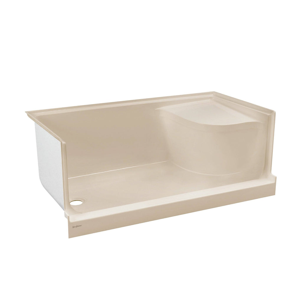 Biscuit Single Threshold Shower Base F9564